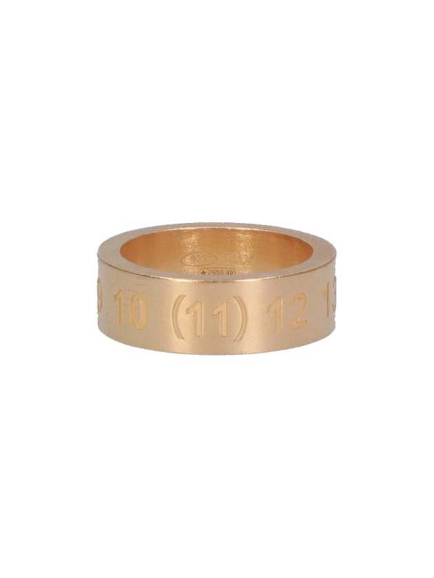 Numerical Logo Engraved Ring Gold - MAISON MARGIELA - BALAAN 2