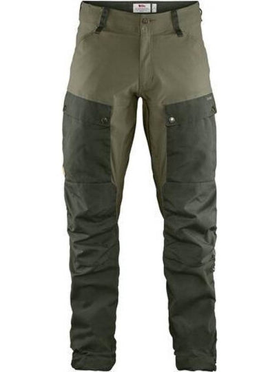 Men s Keb Long Trousers Buckwheat Brown Dark Grey - FJALL RAVEN - BALAAN 2