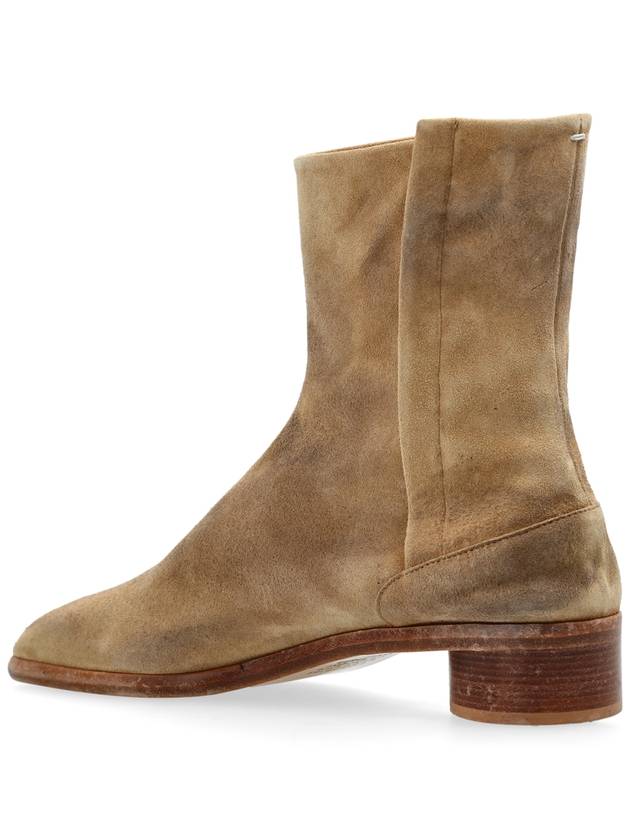 Tabi Suede Ankle Boots Beige - MAISON MARGIELA - BALAAN 6