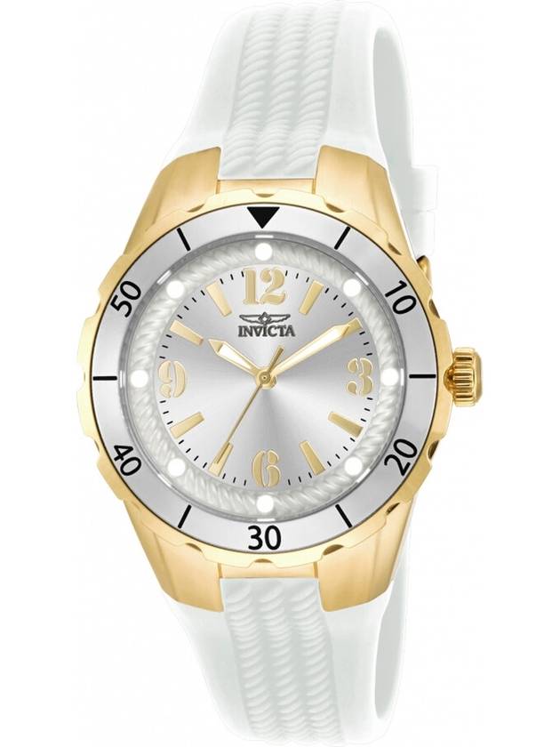 Invicta Angel White Dial White Polyurethane Ladies Watch 17484 17484 - INVICTA - BALAAN 1