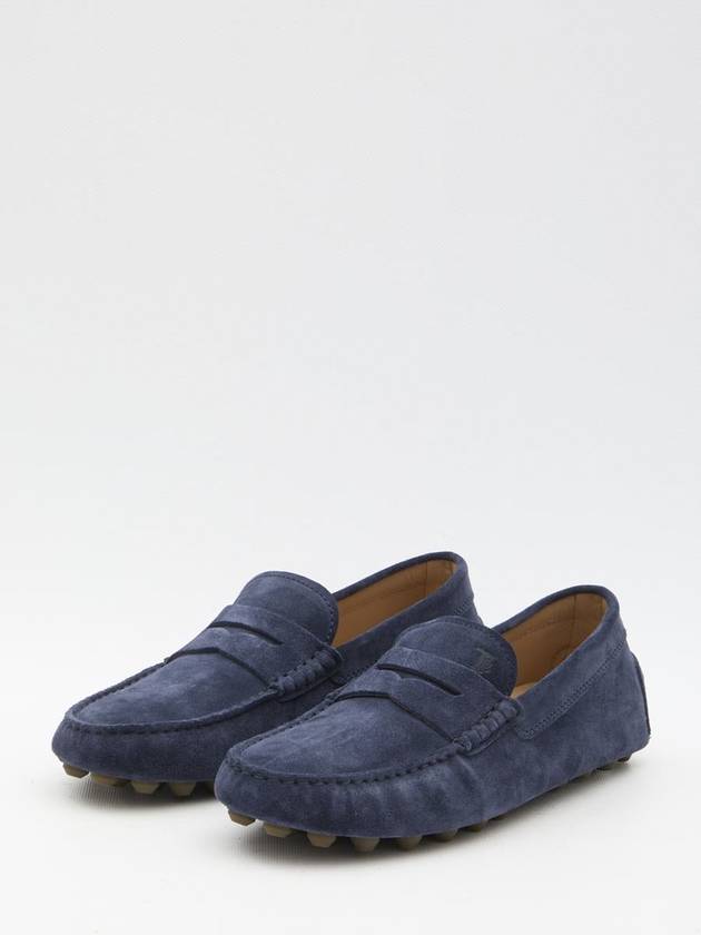 Gommino Bubble Suede Driving Shoes Navy - TOD'S - BALAAN 3