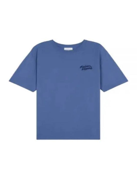 Handwriting Comfort Short Sleeve T-Shirt Storm Blue - MAISON KITSUNE - BALAAN 2