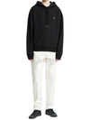 Bold Fox Head Patch Oversize Hoodie Black - MAISON KITSUNE - BALAAN 3