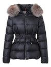 1A00136 5396Q 999 BOED Black Hooded Fur Padding - MONCLER - BALAAN 1