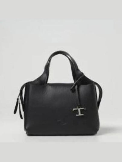 Boston Leather Tote Bag Black - TOD'S - BALAAN 2