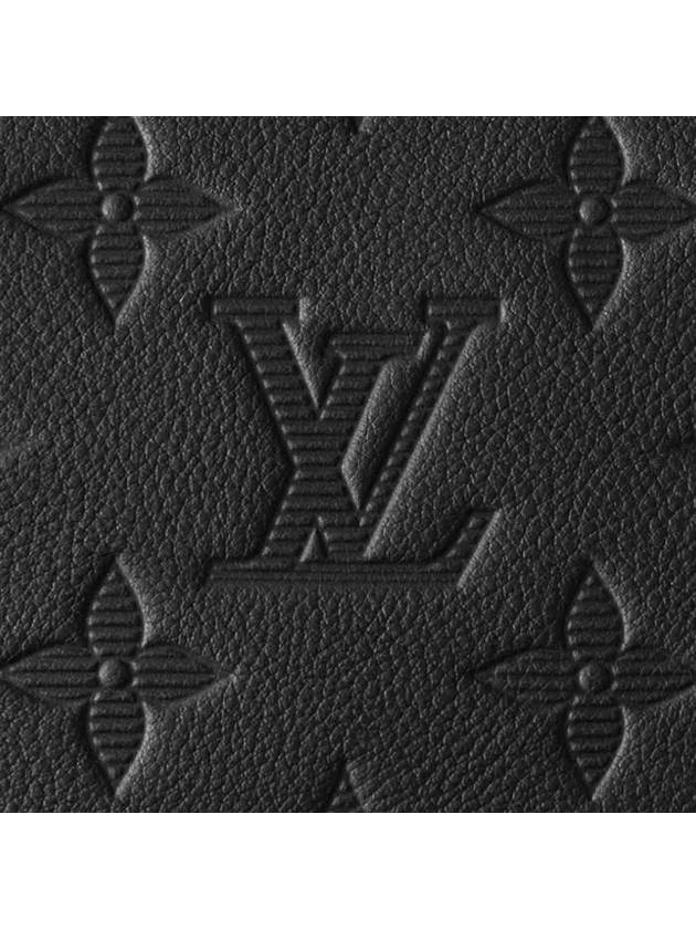 Pochette Voyage Souple Monogram Leather Pouch Bag Black - LOUIS VUITTON - BALAAN 5