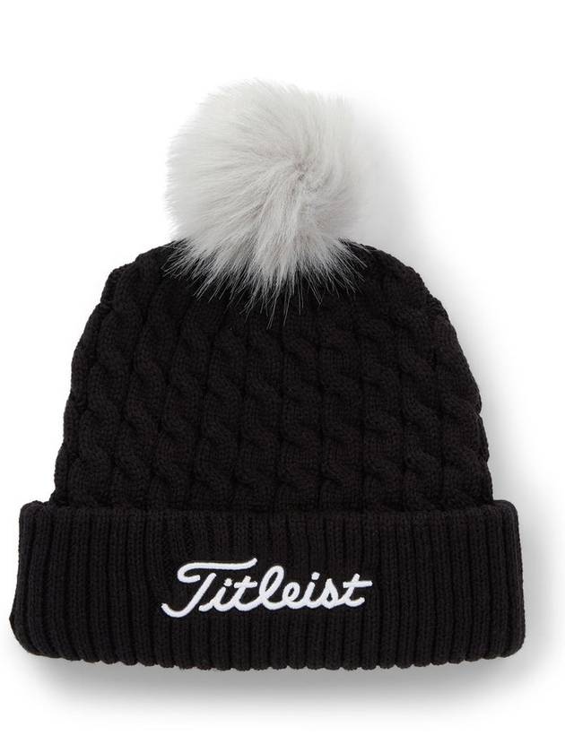 Women s Cable Knit Pom Beanie - TITLEIST - BALAAN 1