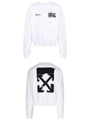 Tech Marker Sweatshirt White - OFF WHITE - BALAAN 5