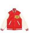 Human Made x Cows Collaboration Red Varsity Jacket XX26JK006RD - HUMAN MADE - BALAAN 1