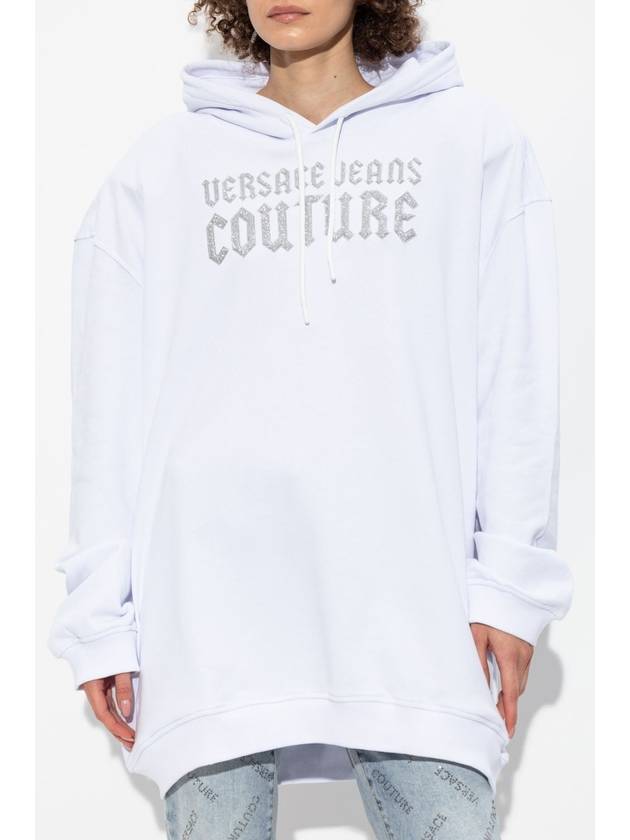 Versace Jeans Couture Oversize Hoodie, Women's, White - VERSACE - BALAAN 3