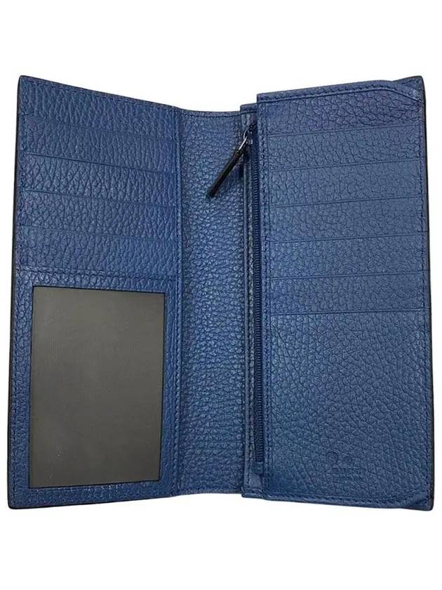 GG Interlocking Long Wallet Blue Black - GUCCI - BALAAN 3