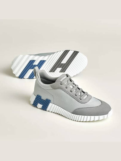 Bouncing Mesh Low Top Sneakers Grey - HERMES - BALAAN 2