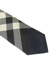 Classic Cut Check Silk Tie Navy - BURBERRY - BALAAN 6