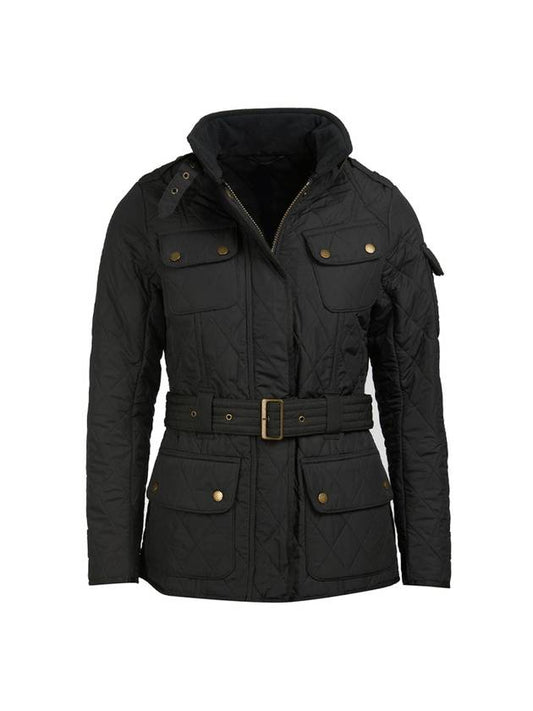 Tourer International Polar Quilt Jacket Black - BARBOUR - BALAAN.