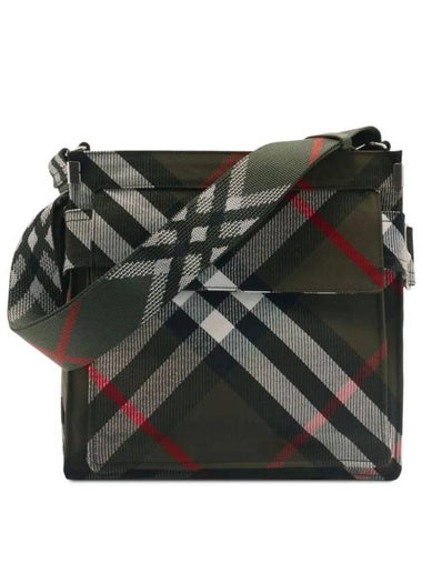 Trench Check Small Tote Bag Green - BURBERRY - BALAAN 1