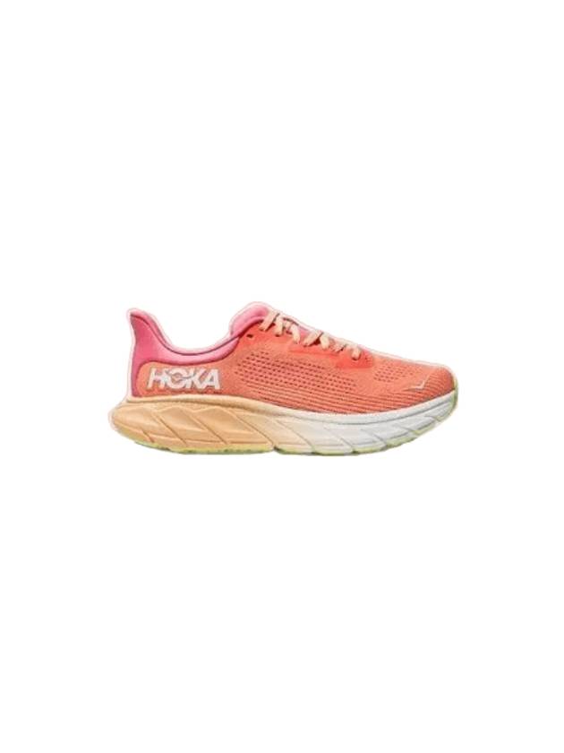 Arahi 7 Wide Low Top Sneakers Coral - HOKA ONE ONE - BALAAN 1