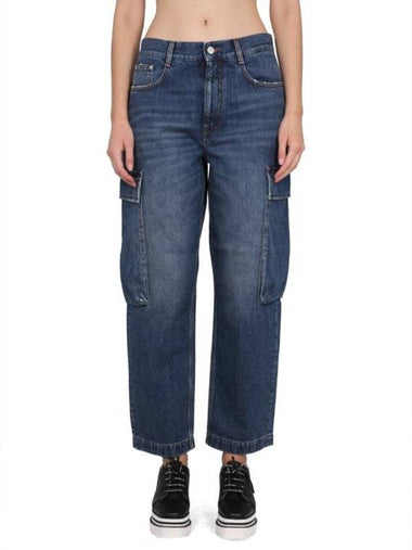 Denim Straight Pants 6D0180 3SPH334003 BLUE - STELLA MCCARTNEY - BALAAN 1