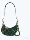 Le Cagole XS Shoulder Bag Dark Green - BALENCIAGA - BALAAN 2