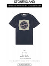 Compass Logo Printing Short Sleeve T-Shirt Navy - STONE ISLAND - BALAAN 3