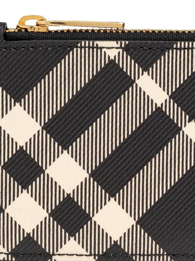 Check Conner Zip Card Wallet Black - BURBERRY - BALAAN 6