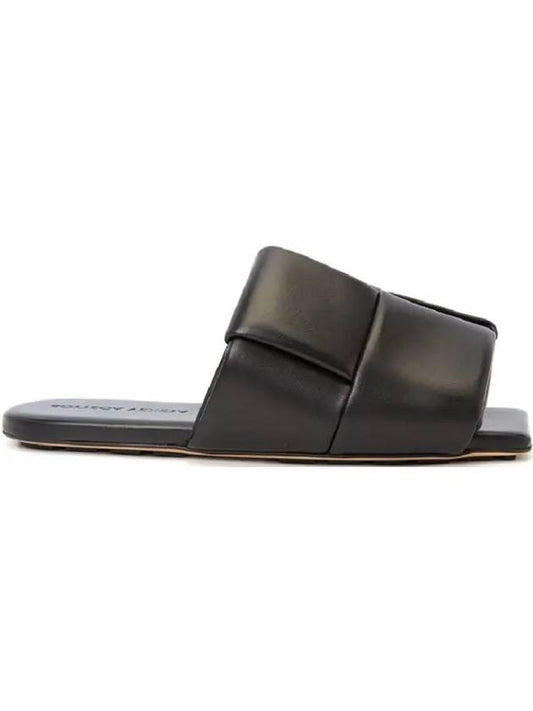 Men's Patch Mule Slippers Black - BOTTEGA VENETA - BALAAN 2