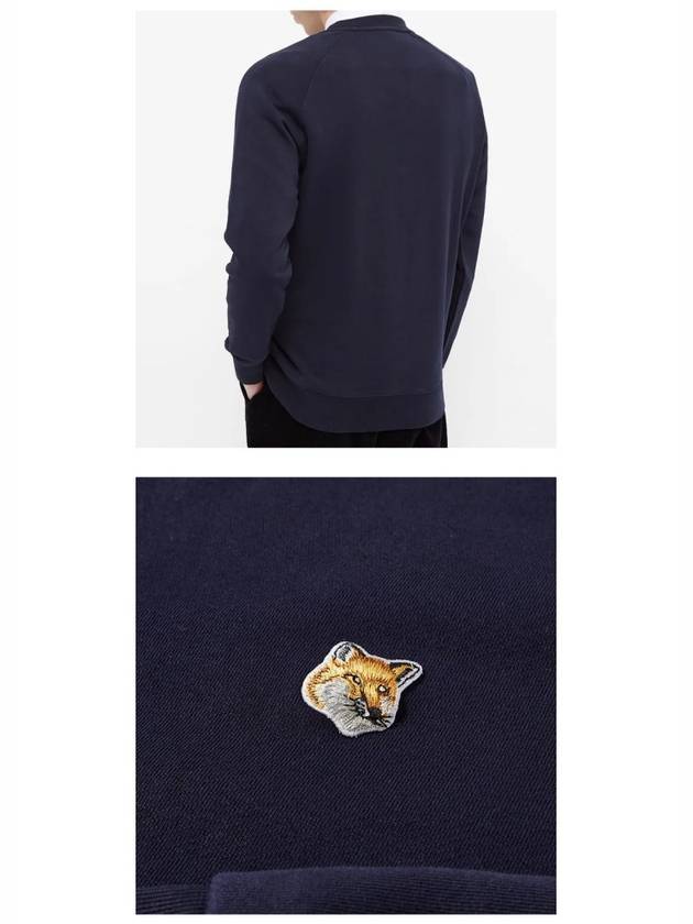 Fox Head Patch Classic Sweatshirt Navy - MAISON KITSUNE - BALAAN 6