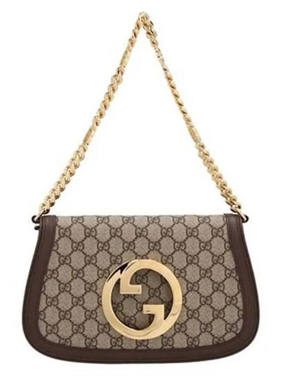 Blondie GG Canvas Shoulder Bag Beige - GUCCI - BALAAN 2