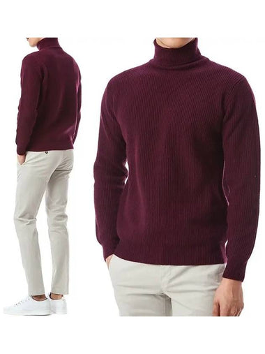 Cashmere wool ribbed turtleneck knit IMLMML168 IM55024 710 - RVR LARDINI - BALAAN 1