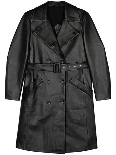 Geostra leather trench coat 22476011600 002 - MAX MARA - BALAAN 1