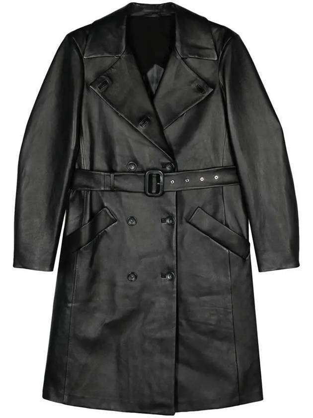 Geostra Trench Leather Coat 22476011600 002 - MAX MARA - BALAAN 3