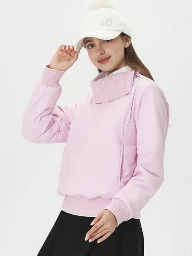 Women s turtleneck windproof windbreaker padded jumper DE4WWB585LP - DUVIK - BALAAN 6