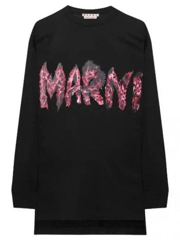 long sleeve tshirt peline print long sleeve - MARNI - BALAAN 1