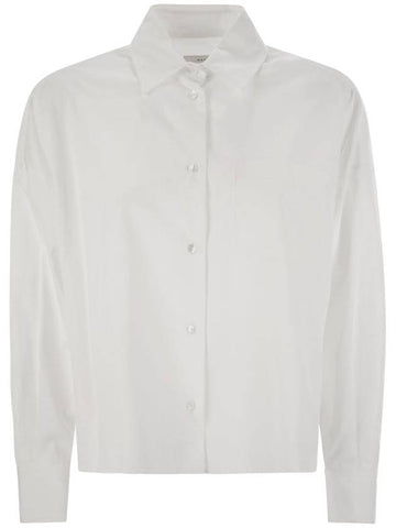 AUREO - Cotton poplin shirt - WEEKEND MAX MARA - BALAAN 1