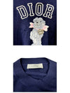 Bobby Cashmere Jacquard Knit Top Navy - DIOR - BALAAN 6