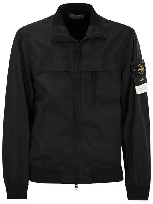 Garment Dyed Crinkle Reps R Nylon Jacket Black - STONE ISLAND - BALAAN 2