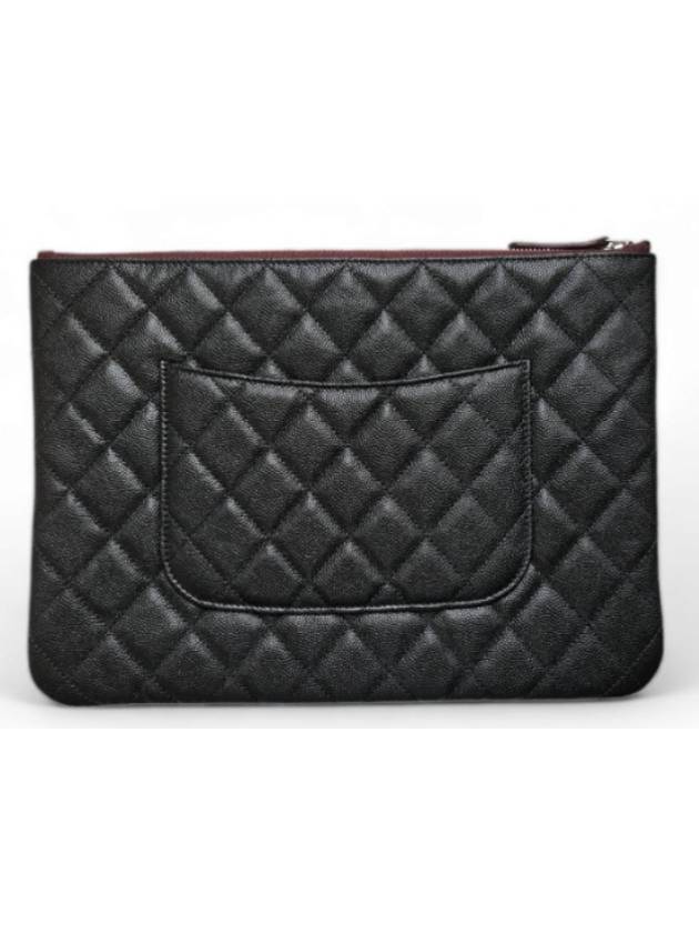 Classic Clutch Medium Caviar Silver A82545 - CHANEL - BALAAN 4