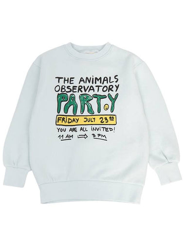 Kids brushed sweatshirt F24022 086 FP - THE ANIMALS OBSERVATORY - BALAAN 1