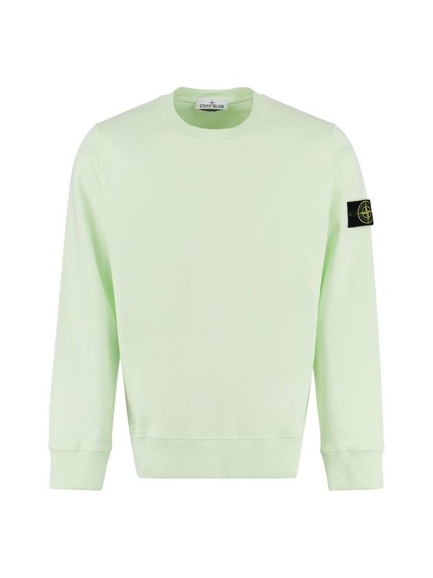 Wappen Patch Crew Neck Sweatshirt Green - STONE ISLAND - BALAAN 1