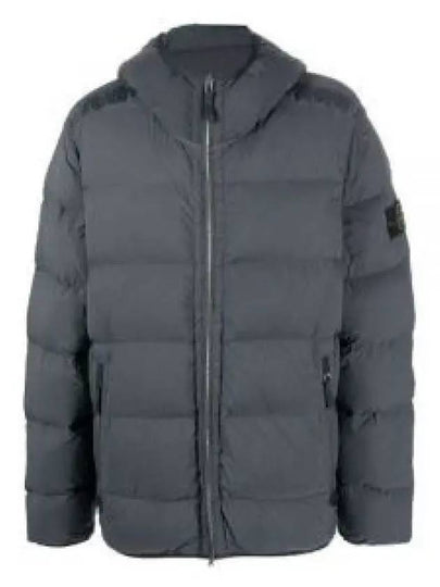 Seamless Tunnel Nylon Down Padding  Lead Gray - STONE ISLAND - BALAAN 2