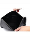 Logo Strap Cash Medium Clutch Bag Black - BALENCIAGA - BALAAN 7