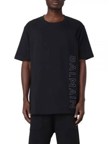 24 Cotton Jersey T Shirt CH1EG010BC22 EBP - BALMAIN - BALAAN 1