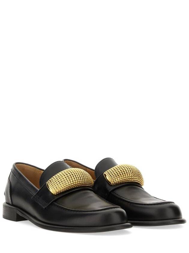 applique detail leather loafers ANW42045A19230 - JW ANDERSON - BALAAN 3