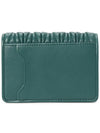 Matelasse Nappa Leather Card Wallet Lagoon Blue - MIU MIU - BALAAN 3