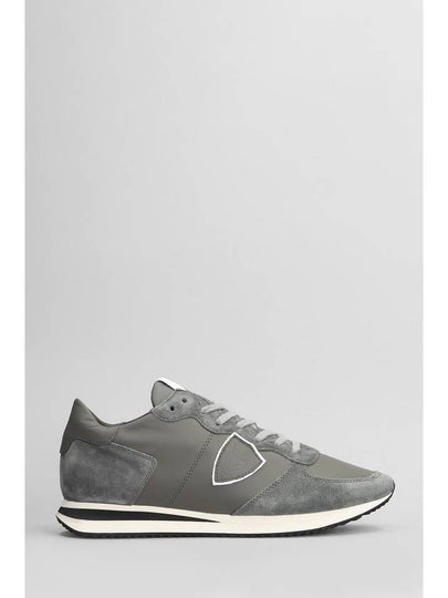 TRPSuede Low Top Sneakers Gray - PHILIPPE MODEL - BALAAN 2