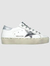 Hi Star White Metallic Silver Heel Tab Sneakers - GOLDEN GOOSE - BALAAN 2