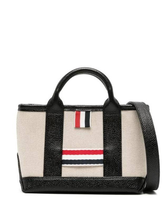 24FW tote bag UAG176AF0492 001 BLACK - THOM BROWNE - BALAAN 1