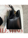 V Logo Micro Bucket Bag Black - VALENTINO - BALAAN 5