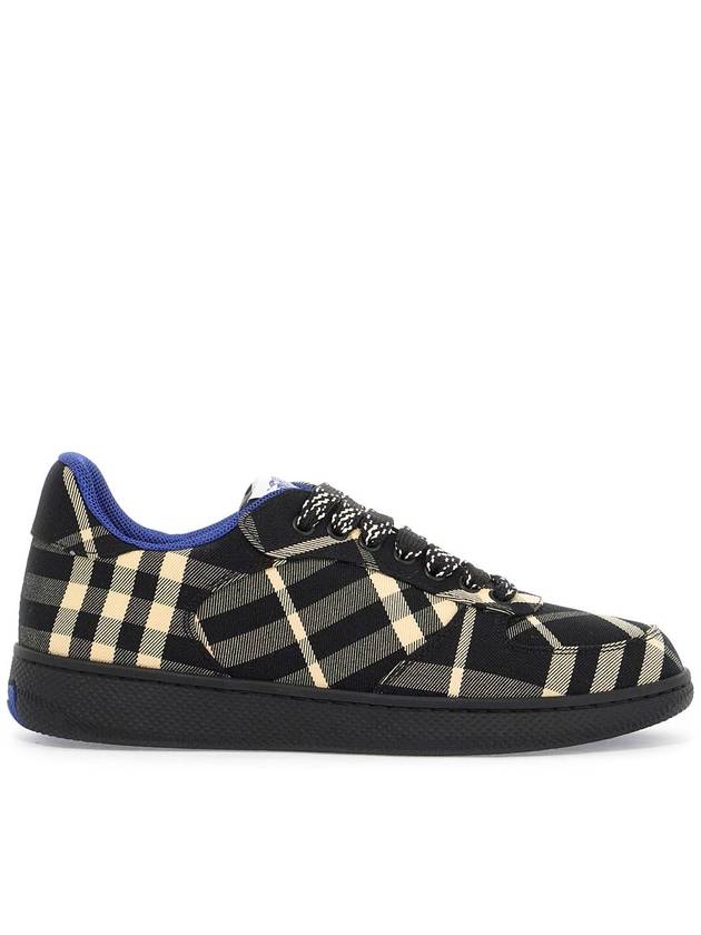 Check Terrace Low Top Sneakers Black - BURBERRY - BALAAN 2