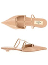 Rockstud Wispy Pointed Toe Mules Beige - VALENTINO - BALAAN 2