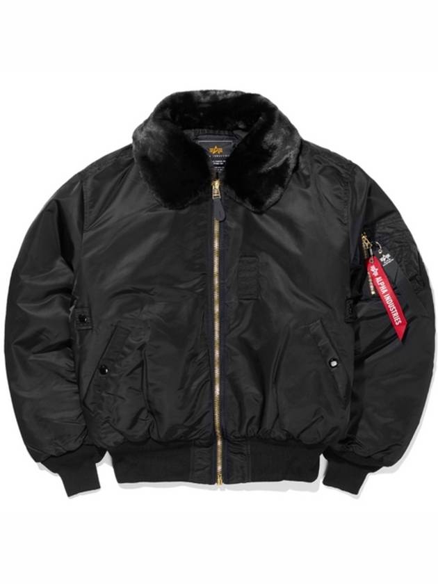 Men's B 15 Bomber Jacket Black - ALPHA INDUSTRIES - BALAAN 2